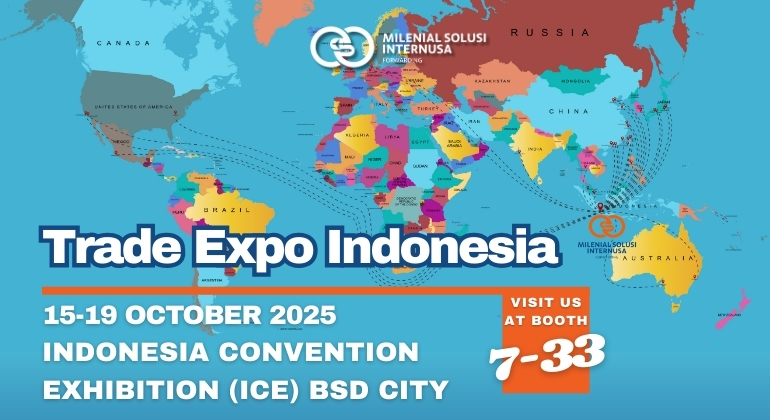 INGIN EKSPOR TAPI MASIH BINGUNG? YUK DATANG KE TRADE EXPO 15 19 OKTOBER 2025, HALL 6 (7 33) BOOTH MSI FREIGHT DI TRADE EXPO INDONESIA!